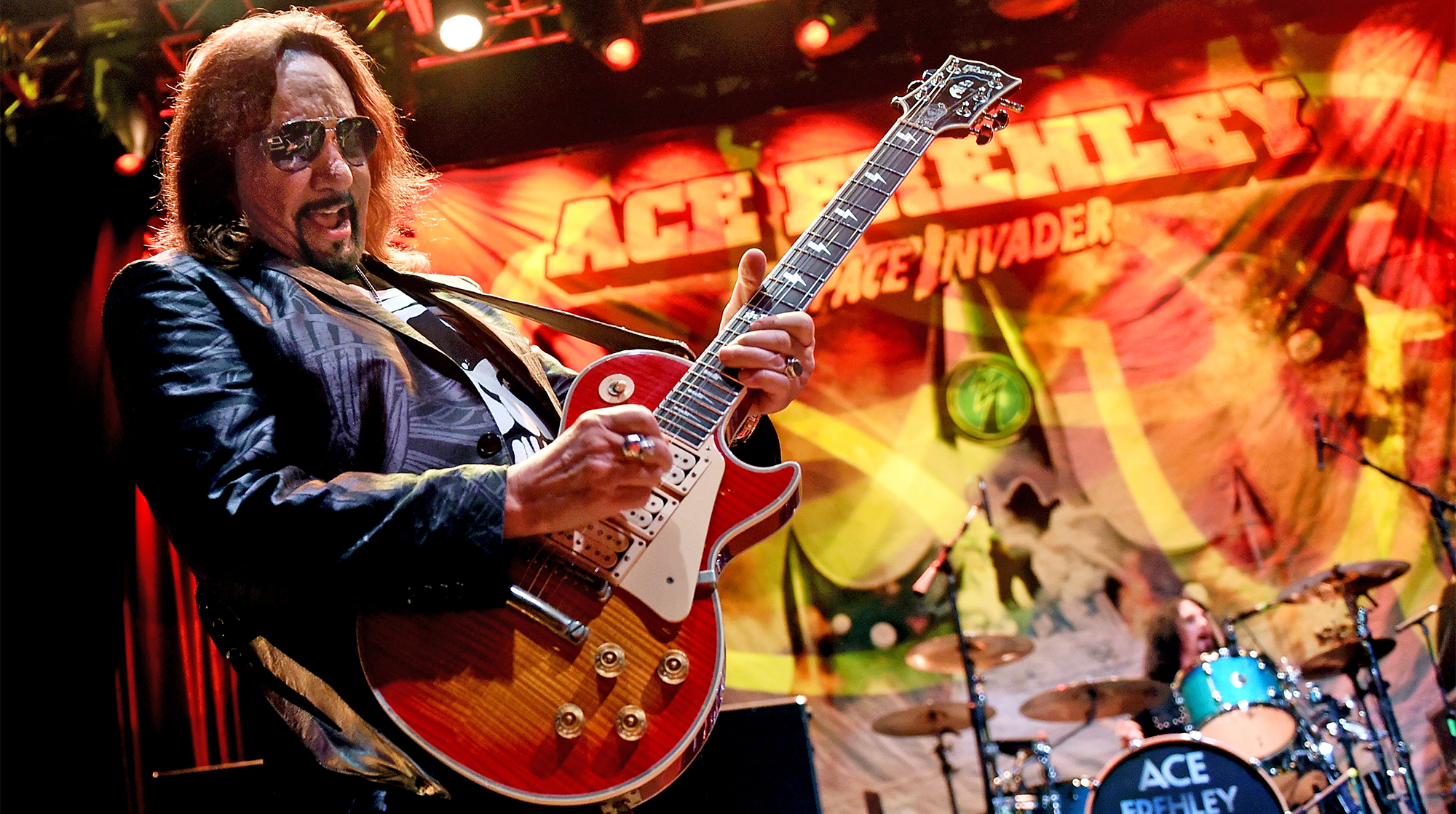 Ace Frehley performs at Brooklyn Bowl Las Vegas at The LINQ Promenade on March 6, 2016 in Las Vegas, Nevada. 