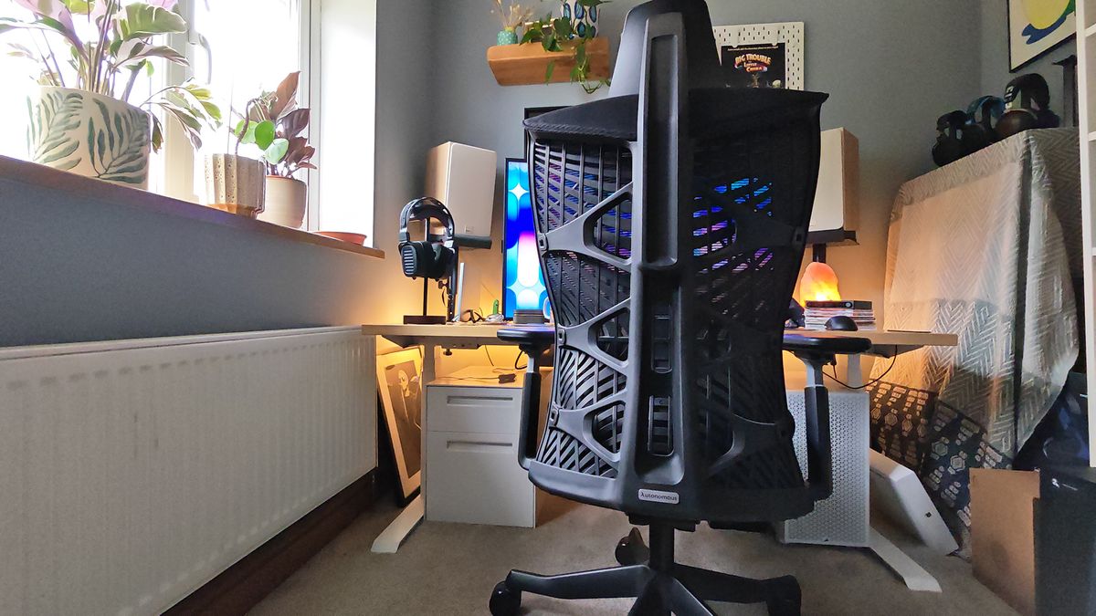 The Autonomous ErgoChair Ultra 2 chair in a home office.