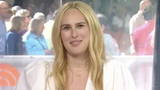 Rumer Willis is interviewed on The Today Show.