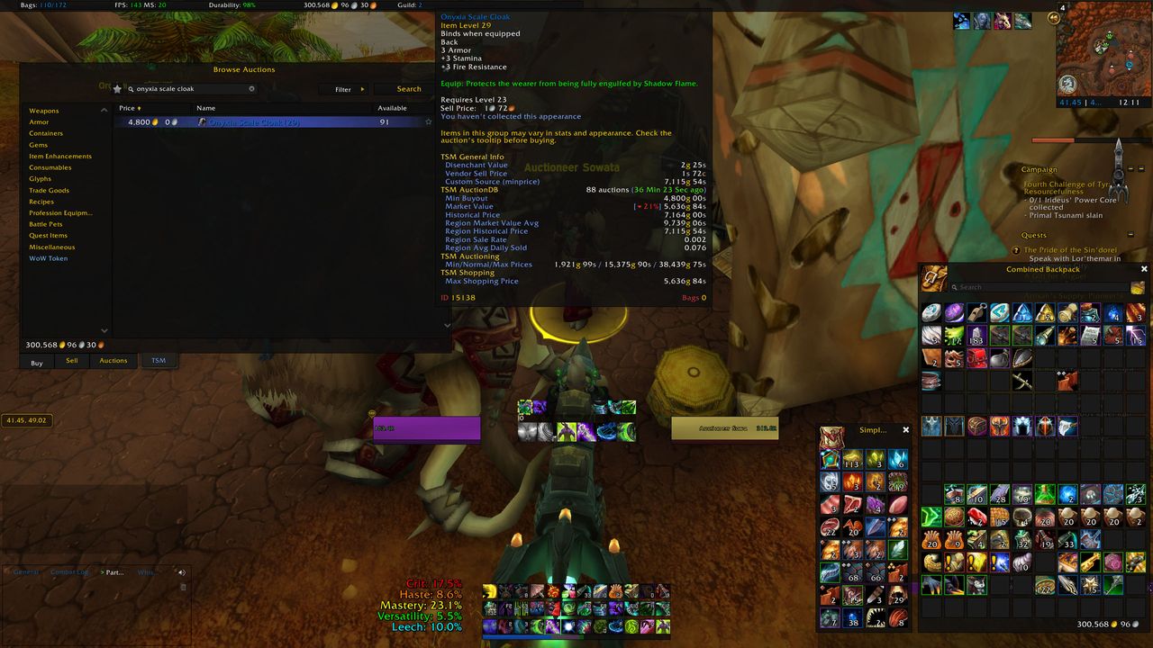 WoW Blazing Shadowflame chest