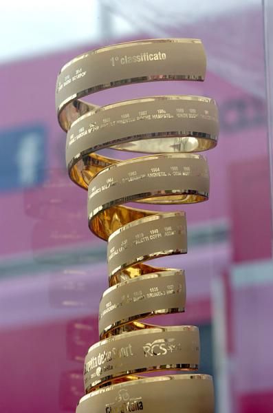 The Giro d'Italia trophy