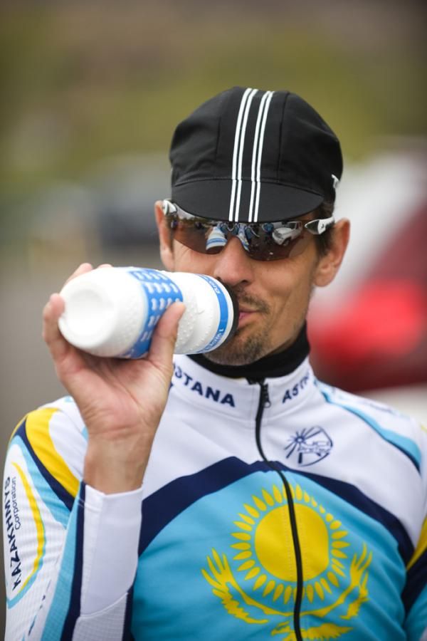Andreas Kl&ouml;den at the RadioShack team camp.