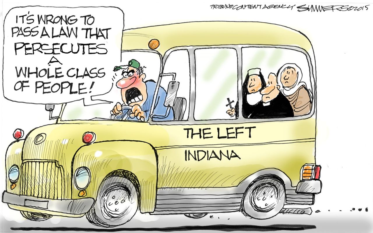 Political cartoon U.S. Indiana