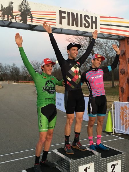 Tobin Ortenblad (Santa Cruz / Donkey Label Racing) on top step of the podium