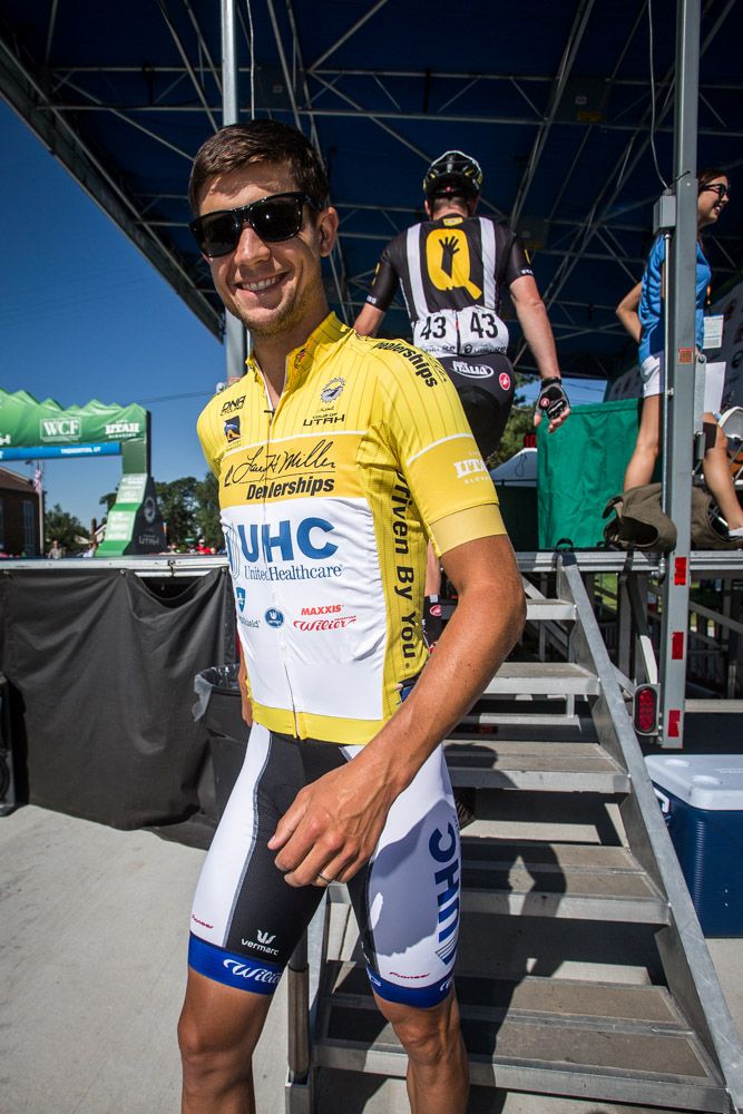 Kiel Reijnen (UnitedHealthcare) after the morning sign on.