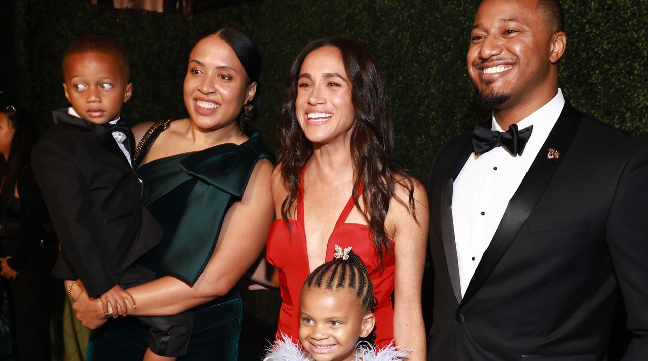 Francis Nelson, Ella Nelson, Meghan, Duchess of Sussex, and Guests attend the Children&#039;s Hospital Los Angeles Gala 2024 at JW Marriott LA Live on October 05, 2024 in Los Angeles, California.