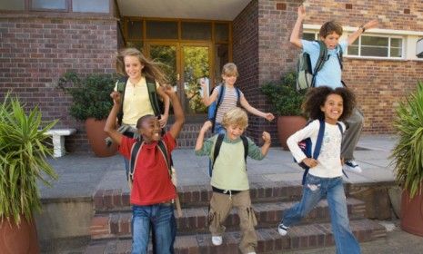 Maryland elementary school children (not pictured) are overjoyed at their school&amp;#039;s decision to try a new take on homework: They won&amp;#039;t have any!