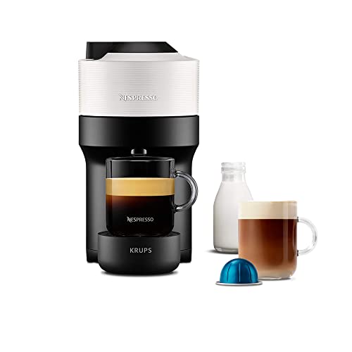 Nespresso Vertuo Pop Coffee Pod Machine by Krups, Coconut White, Xn920140