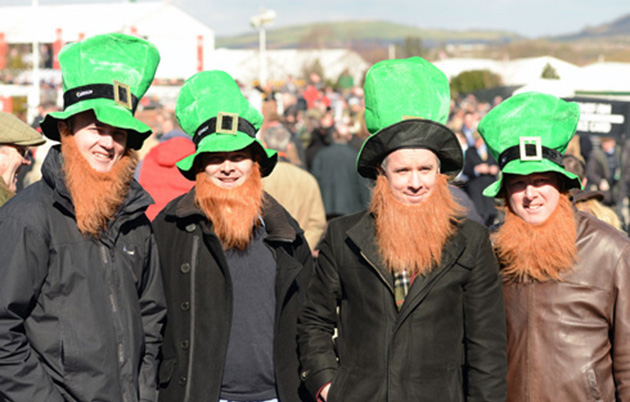 Cheltenham Festival dress code people at cheltenham 14-3-13