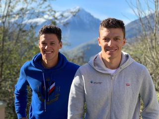 Naesen now has his brother, Lawrence (left), with him at AG2R