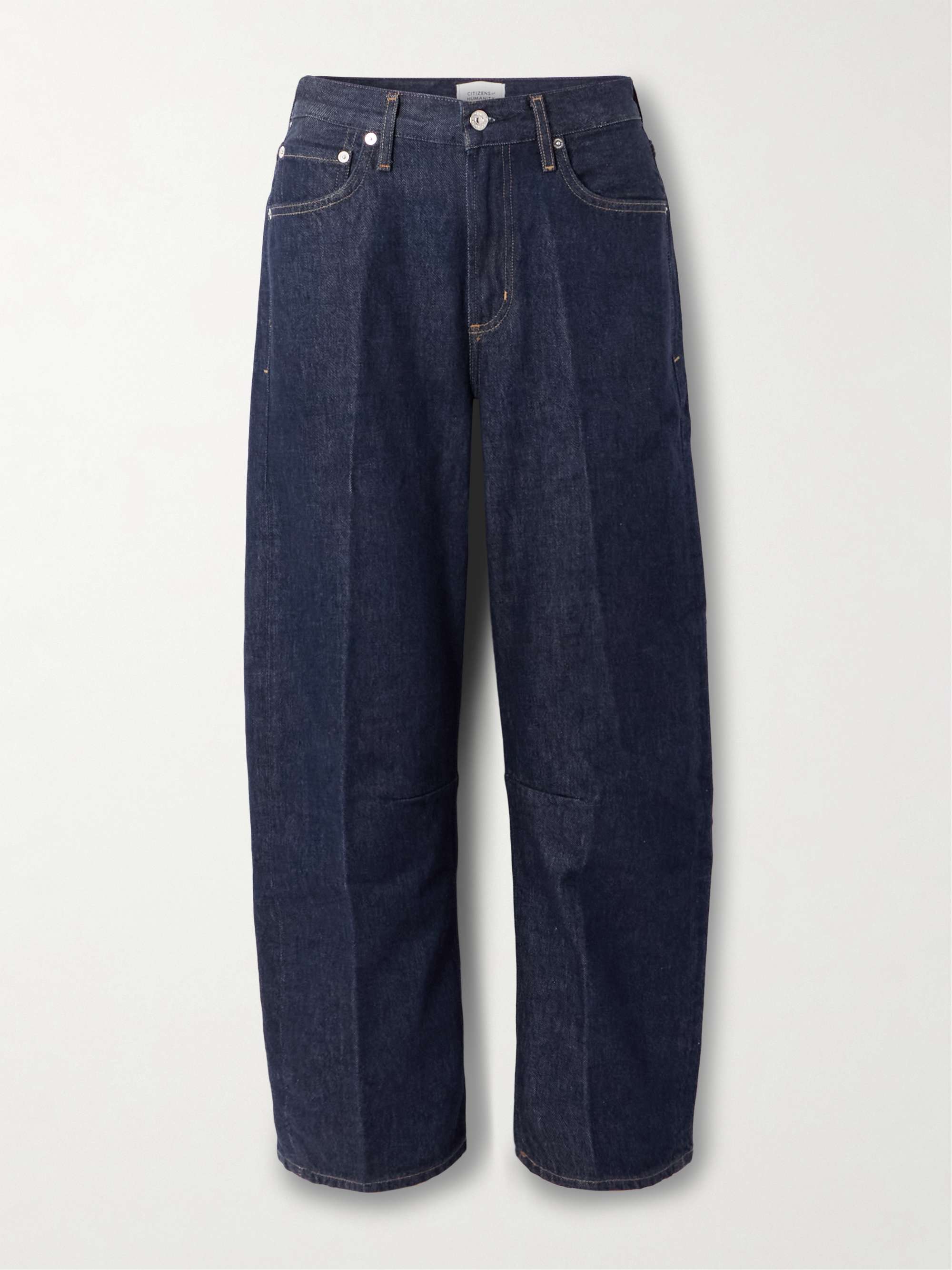 Miro Mid-Rise Barrel-Leg Jeans