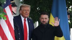 President Donald Trump and Ukrainian President Volodymyr Zelenskyy at the White House