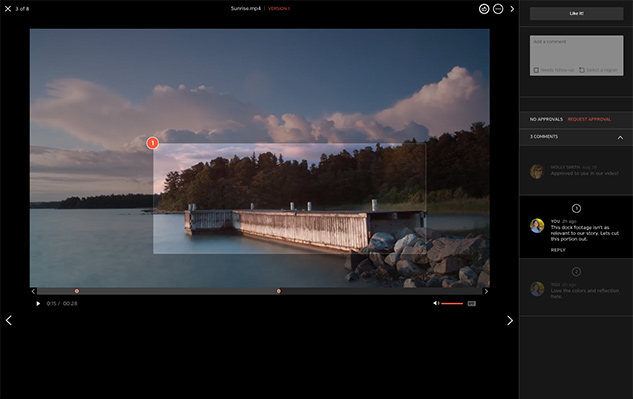 Get specific, fast feedback on your video footage with collaboration tool Hightail
