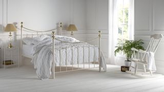 Victoria iron and brass bed from the Period Living range at Wrought Iron & Brass Bed Co