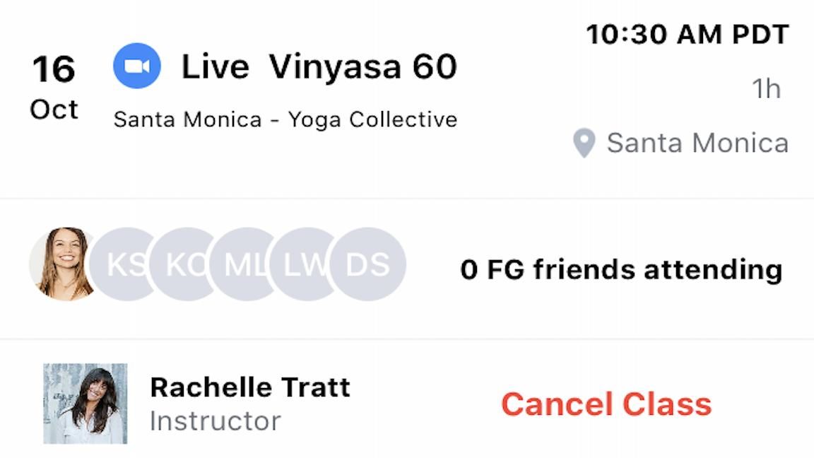Fitgrid Live Vinyasa 60 Class
