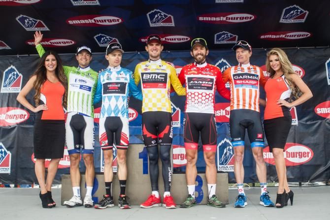 The jerseys on stage 5 of the USA Pro Challenge to Breckenridge