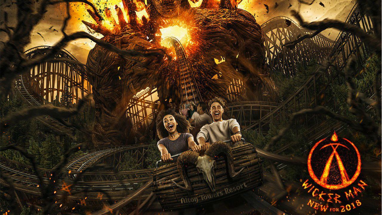 Alton Towers The Wicker Man