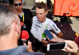 Serge Pauwels was forced to abandon the Tour de France after a stage 15 crash