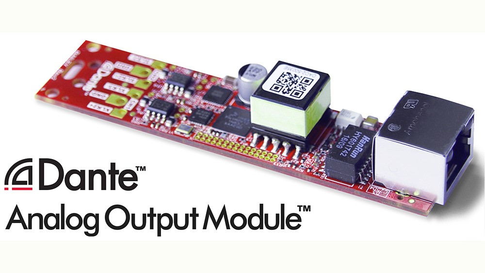 Audinate Ships Dante Analog Output Module