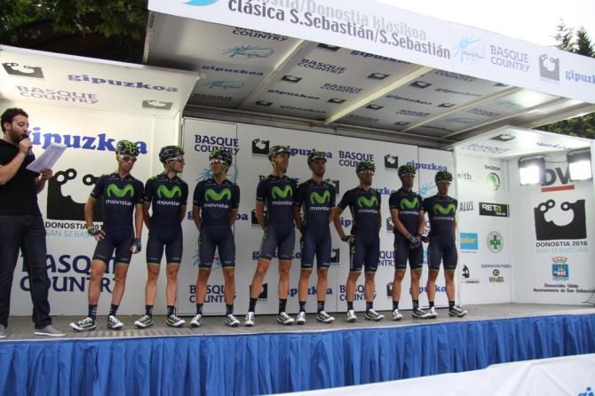 The Movistar team was a crowd favorite