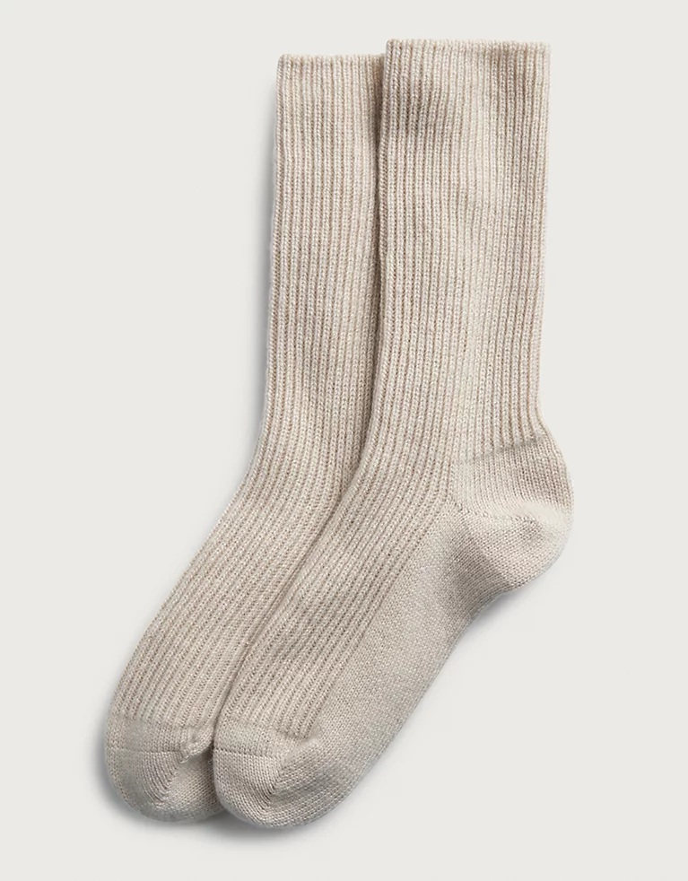 Logo Cashmere and Wool Socks