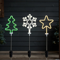 Three Neon Christmas Stake Lights |was £44.99now £13.49 at Lights4Fun