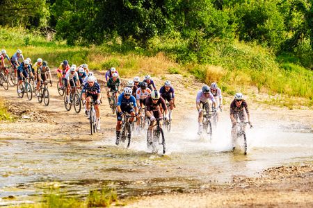 Out on the course of Gravel Locos 2025