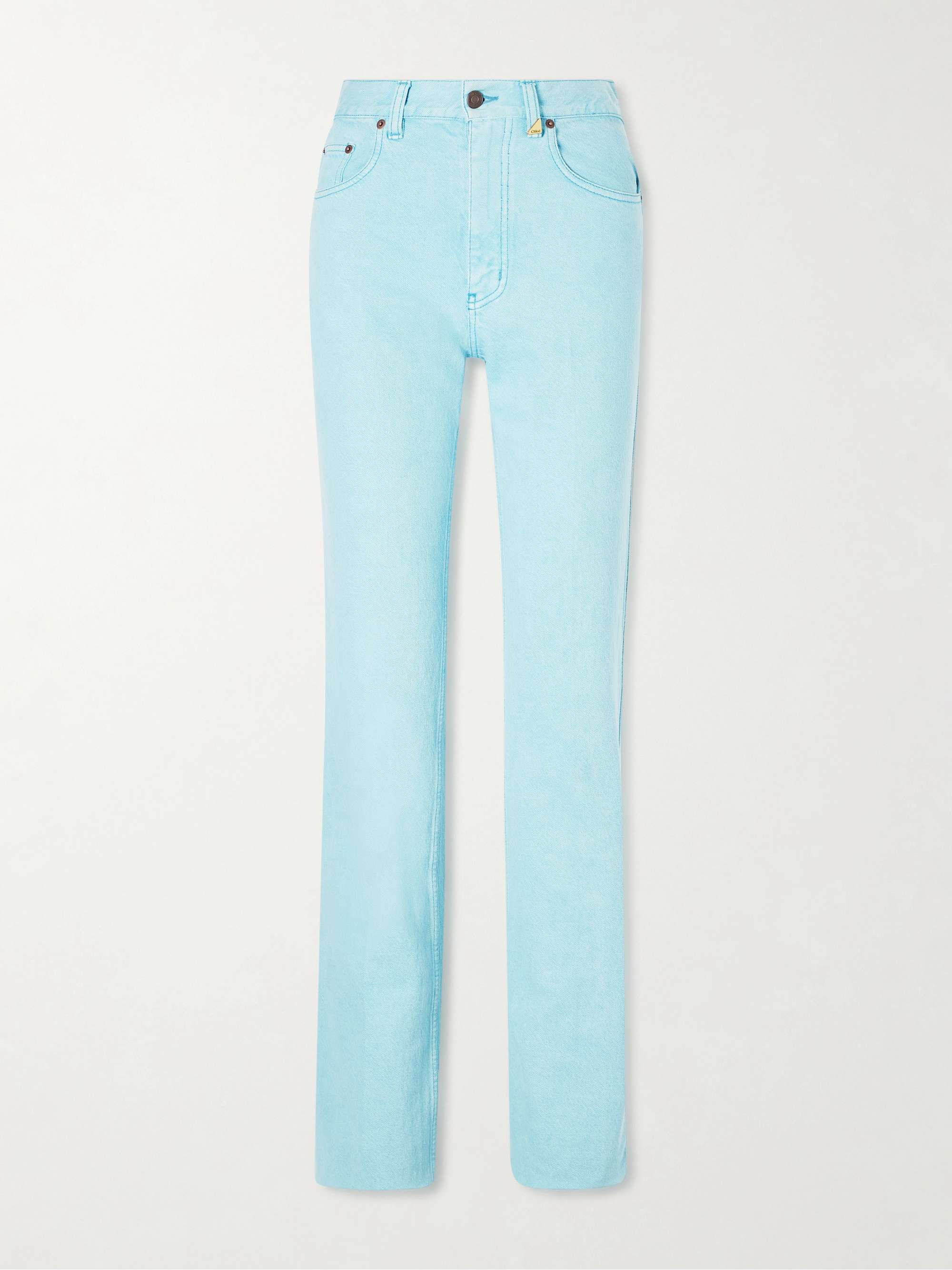 High-Rise Slim-Leg Jeans