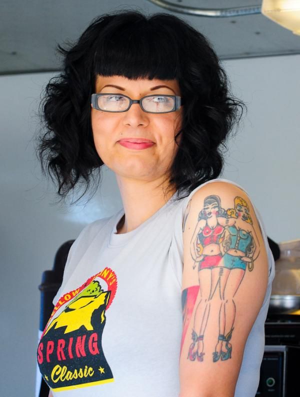 The top tattoo of the day was at the coffee truck