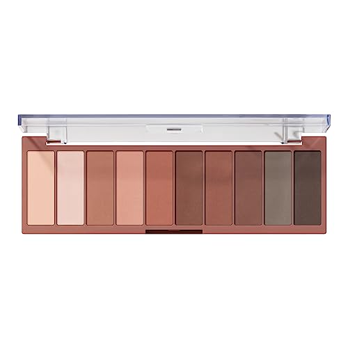 E.l.f. Perfect 10 Eyeshadow Palette, Ten Ultra-Pigmented Nude, Matte Shades, Blendable Formula, Vegan &amp;amp; Cruelty-Free, Nude Mood (packaging May Vary)