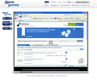 Video Tutorial: delicious Training—Explaining social bookmarking