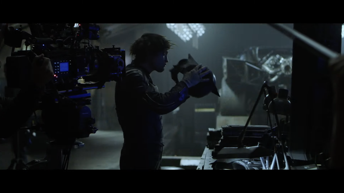 frames from the batman movie preview at DC Fandome