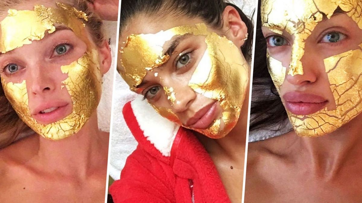 Victoria's Secret Gold Mask - Mimi Luzon 24 Karat Face Mask Review