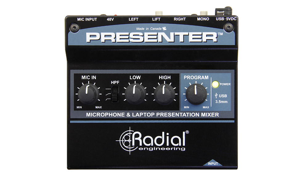 Radial Introduces Presenter Compact Mixer