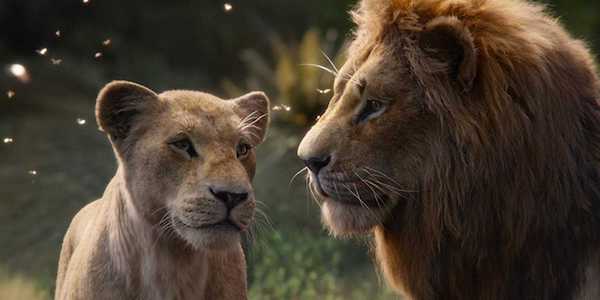 Simba and Nala, Donald Glover and Beyonce in The Lion King (2019)