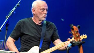 David Gilmour performing