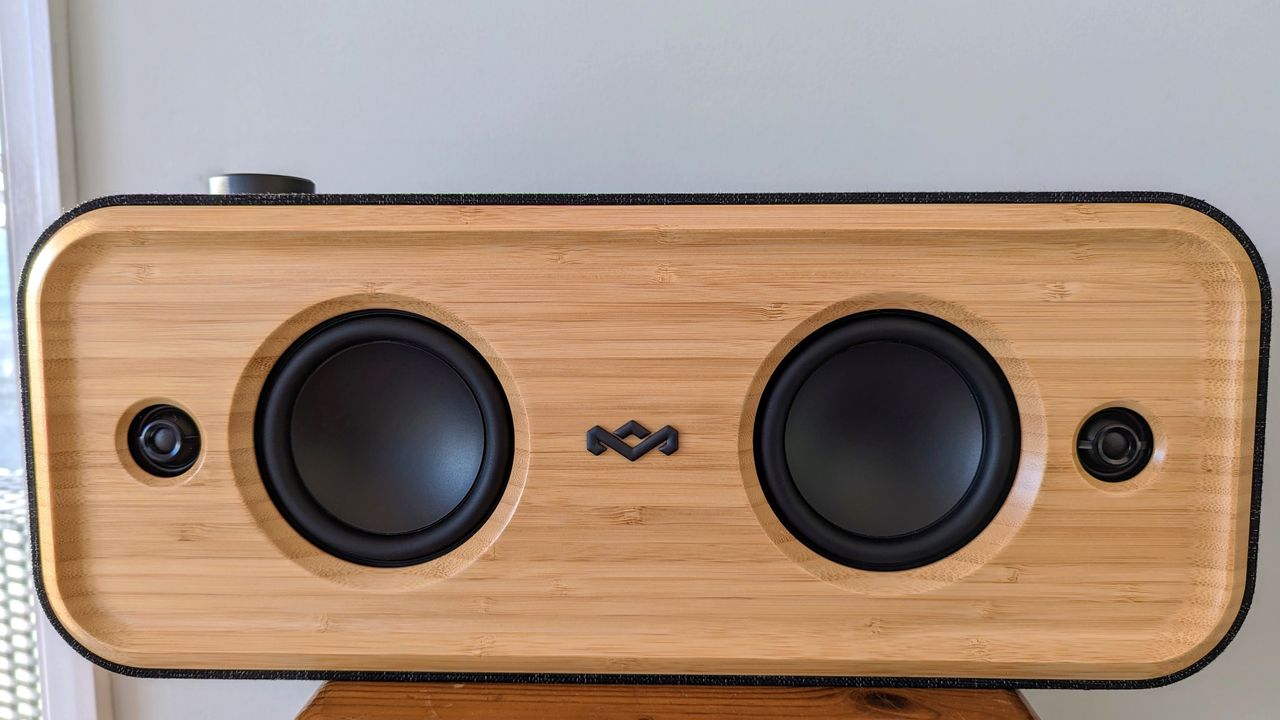 House of Marley Get Together 2 XL review: speaker with bamboo design from the front