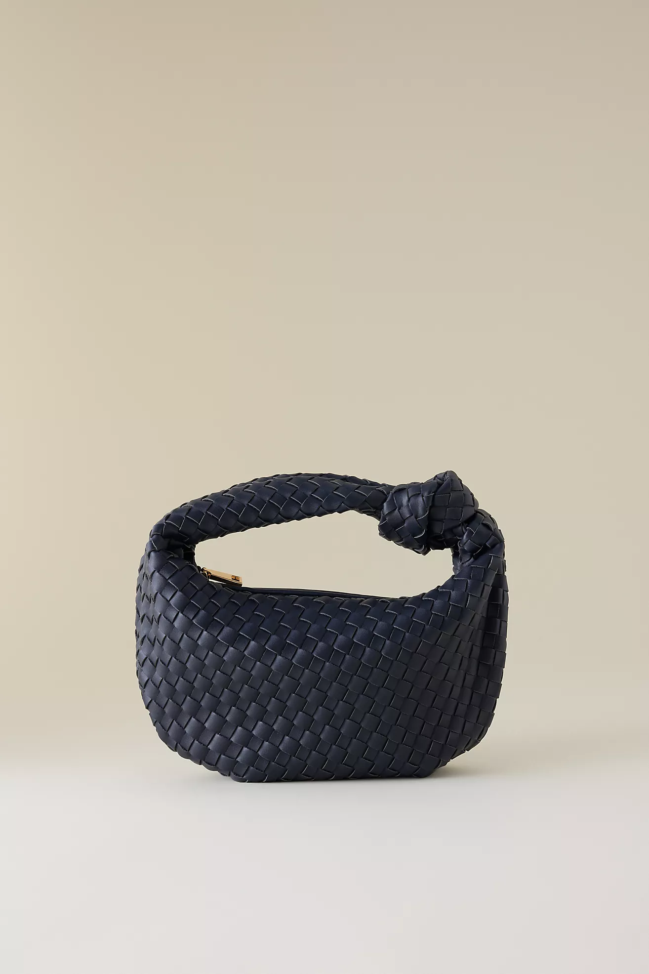 Melie Bianco Larissa Woven Faux-Leather Shoulder Bag
