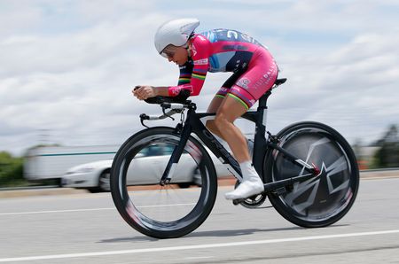 Former world champion against the clock, Amber Neben (Visit Dallas-Noise 4 Good)