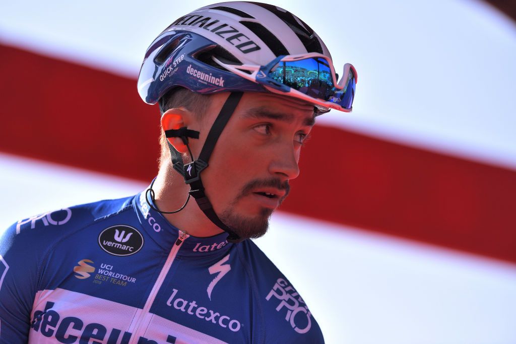 Julian Alaphilppe (QuickStep) was a pre-race favourite for Amstel Gold Race
