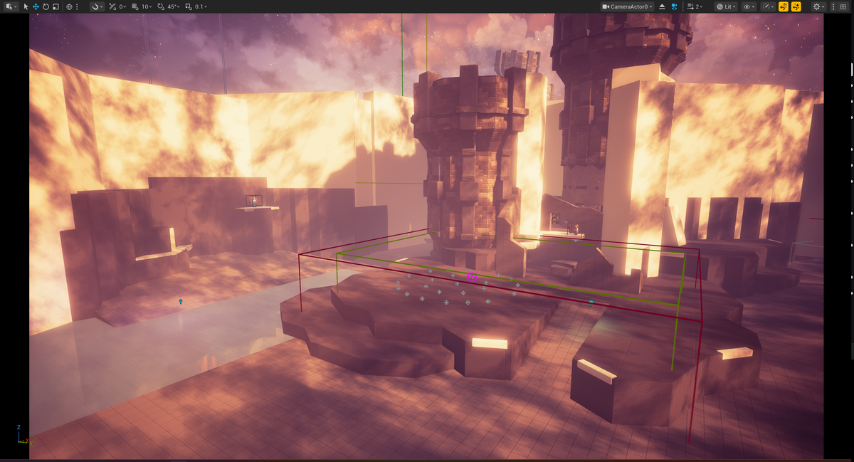 Screens and art from a colourful indie game made in Unreal Engine 5