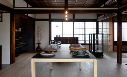Yoshiyuki Kato’s tableware and furniture