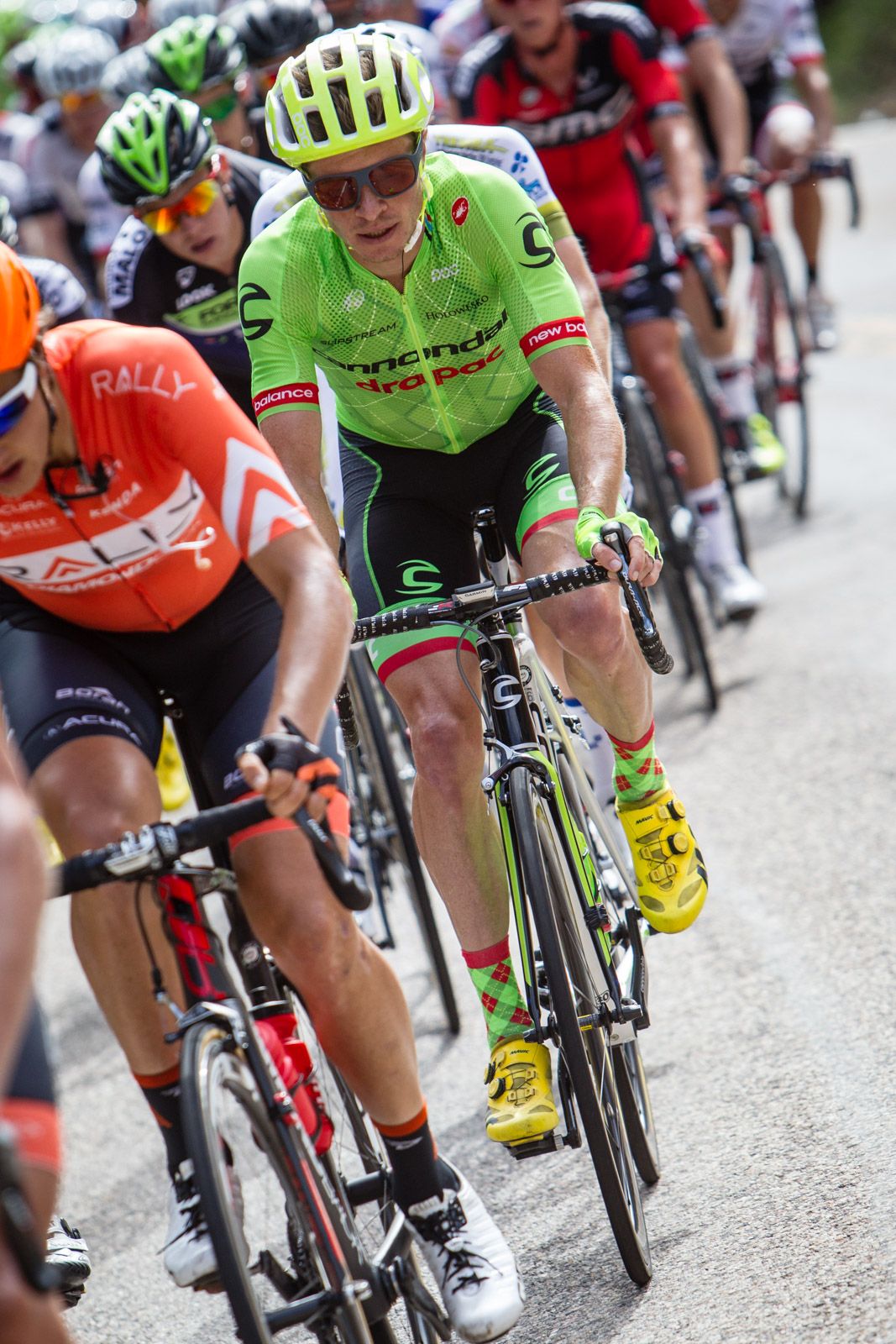 Ben King (Cannondale-Drapac) took todays fan favorite jersey