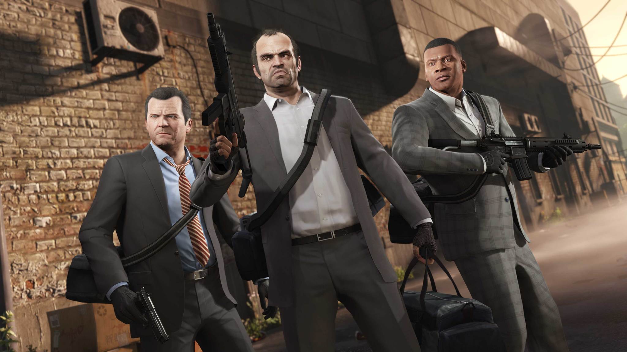Grand Theft Auto 5 characters.