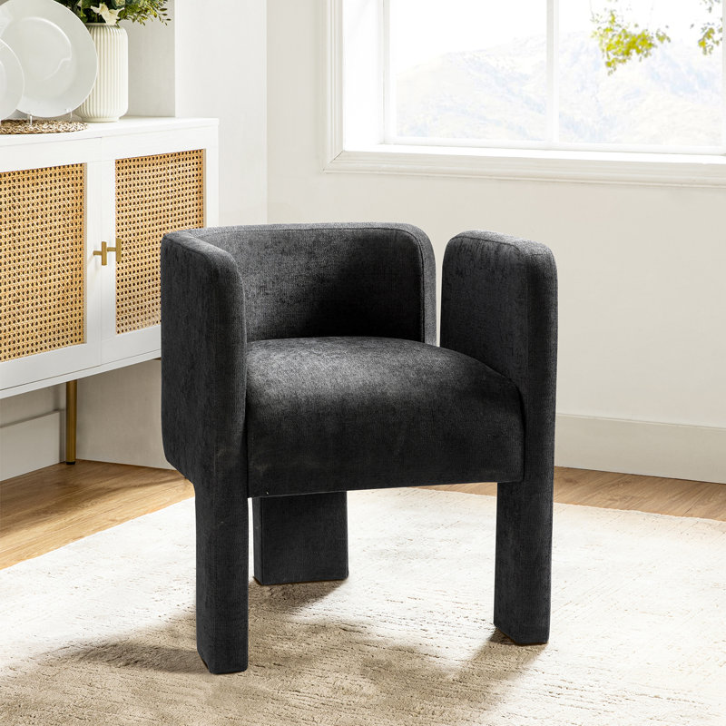 Wade Logan&amp;reg; Braien Low Back Arm Dining Chair &amp;amp; Reviews | Wayfair