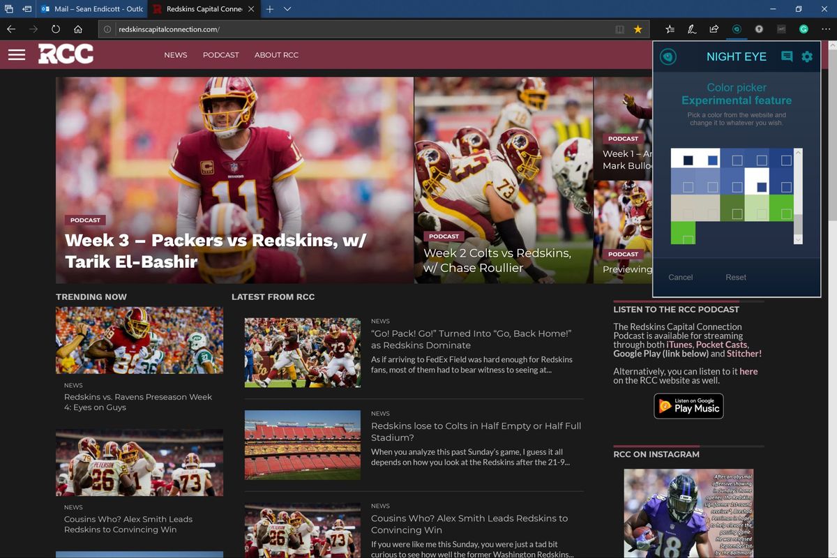 Night eye review Bringing dark mode to any website Windows Central
