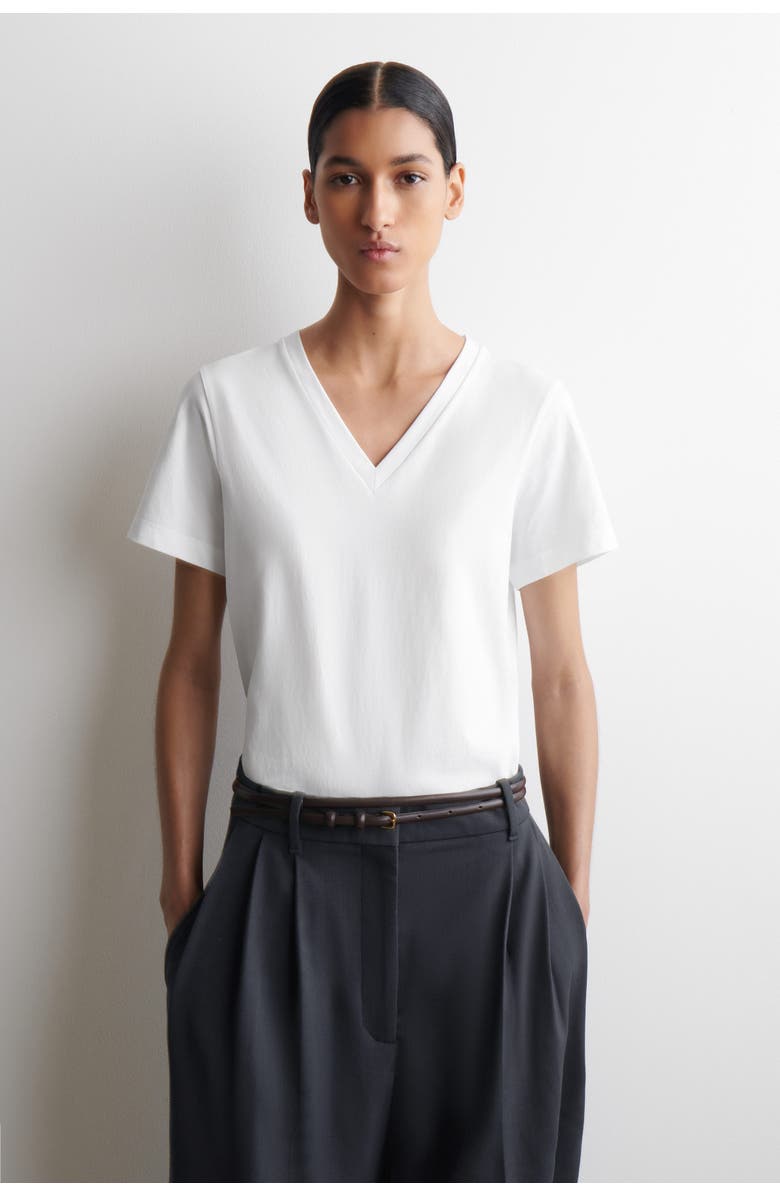 Cotton V-Neck T-Shirt