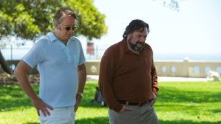 Tim Robbins and James Gandolfini in Cinema Verite