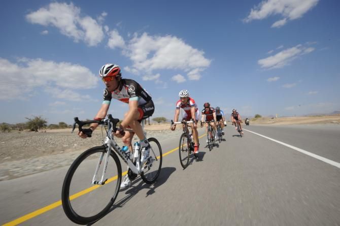 Gregory Rast (RadioShack) leads the breakaway