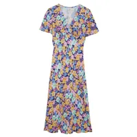 Floral V-Neck Midi Tea Dress, £69 | M&amp;S x Ghost